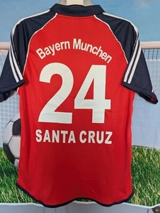 Bayern Munich 1999/2000 Home Football Shirt - LARGE SANTA CRUZ 24 MUNCHEN - Picture 1 of 5