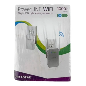 NETGEAR PowerLINE 1000 Mbps WiFi, 802.11ac, 1 Gigabit Port - Essentials Edition - Picture 1 of 3
