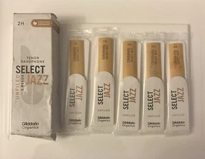 D'Addario Organic Select Jazz unfiled Tenorsaxophon Blätter 5er Pack - Bild 1 von 9