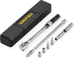 9Pcs Magnetic Spark Plug Socket Set with 3/8-Inch Drive Torque Wrench Set(5-45 L - Picture 1 of 7