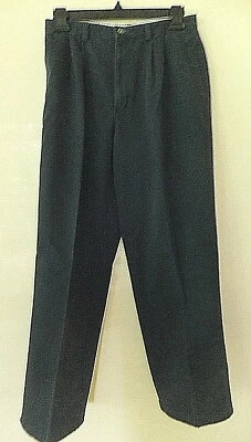 Брюки ARROW для мальчиков размер 16 темно-синие плиссированные передняя талия 27 внутренний шов 28,5  - Изображение 1 из 4