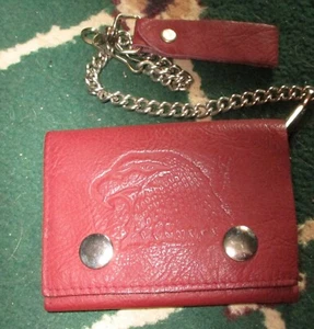 Leder Geldbörse mit Kettenclip - Bild 1 von 3