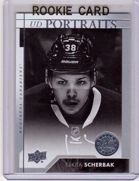 NIKITA SCHERBAK 17/18 Upper Deck UD Rookie Portraits #P-62 *MINT* Canadiens Card - Image 1 of 1