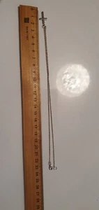 Silber Kette mit Kreuzanhänger, für Kinder, in gutem Zustand - Bild 1 von 4