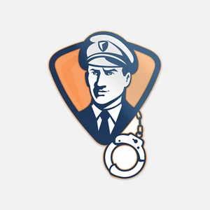 Calcomanía adhesiva de vinilo Guardia de Seguridad Policía Mundo - Imagen 1 de 1