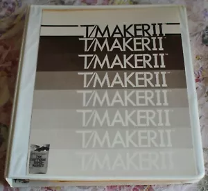 Vintage 1981 T/Maker II CPM software utenti MANUALE scialuppa di salvataggio Assoc. Peter Roizen - Foto 1 di 6