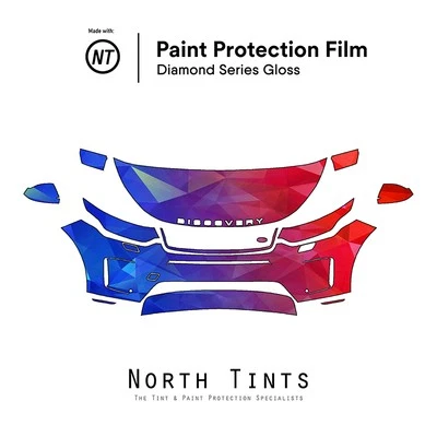 Sujetador transparente con película de protección de pintura precortada Land Rover Discovery Sport 20-2023 PPF Foto 1 de 4