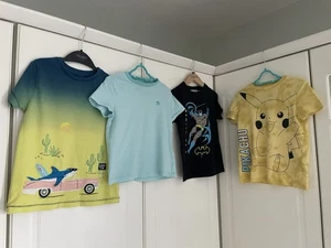 Boys Bundle Age 5-6 Years T Shirts X 4 Marks & Spencer Fabric Flavours - Picture 1 of 7