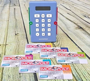 Kreditkartenlesegerät + 6 Karten für 2005 Monopoly Electronic Banking Hasbro - Bild 1 von 6