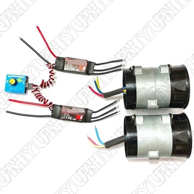 Ventilador turbo doble turbina 500W con controlador manual sobrealimentador universal Foto 1 de 4