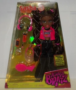 Always Bratz ~ SASHA ~ Fashion Doll w/Accessories 2023 MGA Entertainment NEW - Picture 1 of 11