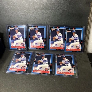 Greg Maddux 1988 Donruss Card Lot #539 Chicago Cubs X7 Baseball Cards Vintage - Picture 1 of 9