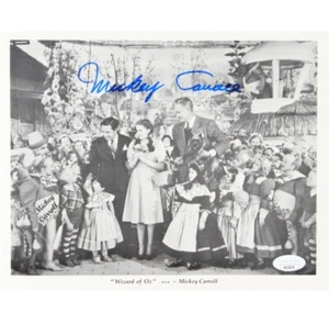 1939 WIZARD OF OZ Mickey Carroll Autographed Signed 8x10 Munckin Photo JSA COA - Picture 1 of 2