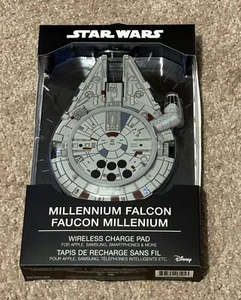 Star Wars Millennium Falcon Wireless Qi Charging Pad - New and Sealed - Picture 1 of 6