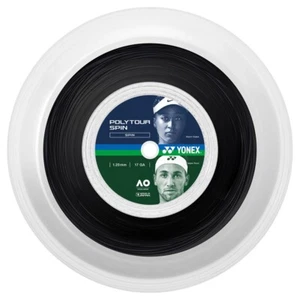 Yonex POLYTOUR SPIN 17 1.20mm (black) 656ft 200m Reel Tennis String - Picture 1 of 1
