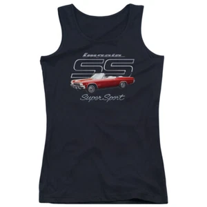 1965 Chevy Impala SS Convertible Black Women's Tank Top XL, M - Picture 1 of 1