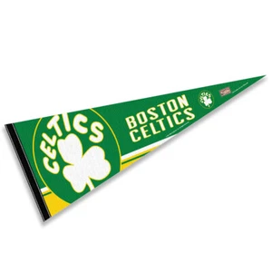 Boston Celtics Throwback Retro Vintage Full Size Pennant Flag Banner - Picture 1 of 4