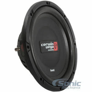 Cerwin Vega HS124D 12" HED Series Shallow Mount Dual 4-Ohm Car Audio Subwoofer - Picture 1 of 5