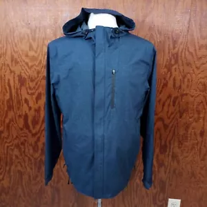 32 Degrees Cool Men’s Windbreaker Jacket Hooded Zipper Front Blue Size M Medium - Picture 1 of 6