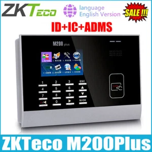 ZKTeco M200Plus ID/IC/ADMS 2.8 inch Screen Time Attendance TCP/IP Time Clock - Picture 1 of 6