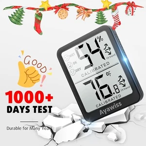 Digitales Hygrometer Innenthermometer Luftfeuchtemessgerät - Bild 1 von 6