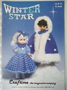 MISS WINTER STAR, from the Gilbert Collection - CRAFTIME Knitting Pattern 13 - Picture 1 of 1
