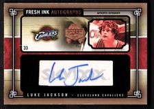 2004-05 SkyBox Fresh Ink Autograph Luke Jackson RC 007/199 ROOKIE AUTO Autograph