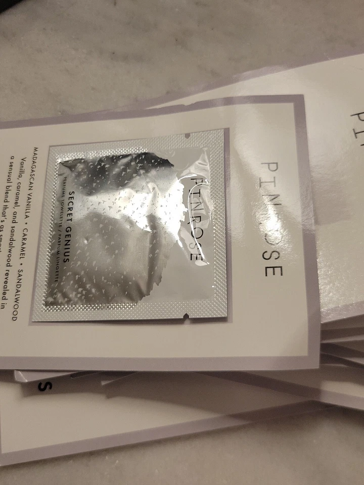 9 PINROSE Secret Genius Eau De Parfum Perfume Toallitas Sampler Set Nuevo B41 Foto 1 de 1