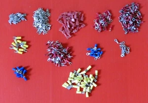 1 package of 472 pieces Assorted Crimp, Fork, Ring, and Female Spade Terminals - Picture 1 of 15