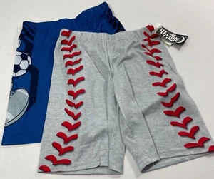 UP LATE 2-PIECE SPORTS/ BASEBALL GRAPHIC PAJAMA SHORTS SIZE S (4/5) - Picture 1 of 1