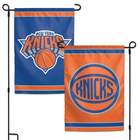 New York Knicks 2 Sided 12.5" x 18" Garden Flag [NEW] NBA Banner Sign Yard Cover