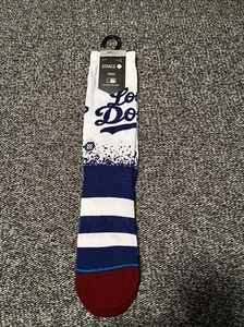 Stance LA Dodgers Crew Socks MLB Men Large 9-13 Blue striped Brand New - Picture 1 of 5