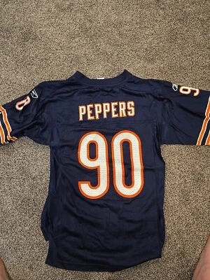 Camiseta deportiva Rebook Julius Peppers Chicago Bears talla pequeña para hombre #90 Foto 1 de 3
