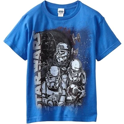 Star Wars Big Boys' Black Opps Stormtroopers Royal Blue T-shirt NEW - Image 1 of 4