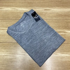Mens Tee T-Shirt Large Ideology Performance Gray Gym Workout Sports Training NWT - Picture 1 of 15