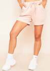 Shyla Pink Cuffed Jersey Casual Shorts