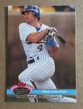 PAUL MOLITOR 1991 TOPPS STADIUM CLUB Members Only BASEBALL CARD
