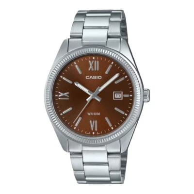 CASIO Collection MTP-1302DD-5A Orologio da Polso Uomo Quarzo Bracciale Acciaio - Immagine 1 di 3