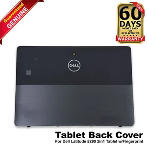 Dell Latitude 5290 2-in-1 Tablet Back Cover With Fingerprint Reader 65X39 1TT4P - Picture 1 of 7
