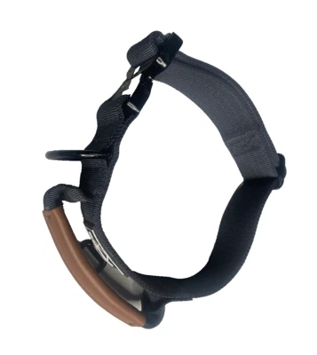 Tactical Dog Collar w/leather Handle Heavy Duty Military Metal Buckle Adjustable - Image 1 of 4