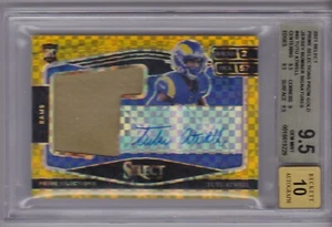 TUTU ATWELL 2021 Select Gold Jersey # Autograph RC #'d 03/10 BGS 9.5/10 Pop 1 - Picture 1 of 2