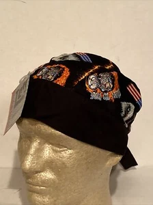 Tuff Nougies Born To Ride Eagle Flag Motorcycle Headgear Skull Cap Adult Size - Picture 1 of 8