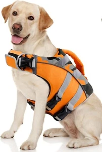Chaleco Salvavidas Kuoser Perro con Rayas Reflectantes Ajustable Alta Visibilidad Perro XL - Imagen 1 de 5