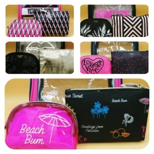 Victoria's Secret 3pc Backstage Nested Trio Makeup Travel Bags 100% Authentic - Picture 1 of 6