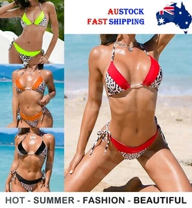 SEXY CONJUNTO DE BIKINI PARA MUJER SUJETADOR PUSH UP ACOLCHADO PLAYA TRAJE DE BAÑO LENCERÍA SW22 - Imagen 1 de 6