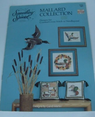 VTG 1981 Something Special Mallard Duck Collection Counted Cross Stitch Candamar - Image 1 of 4