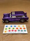 Redline Hot Wheels 69 Classic Nomad  Spectra Purple  Gorgeous Nomad Moob Card