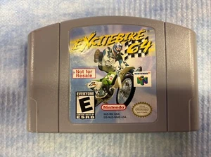 NINTENDO N64 EXCITEBIKE 64 NFR NOT FOR RESALE STORE DEMO NUS-006 - Picture 1 of 18