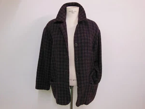 KLAUS THIERSCHMIDT Vintage Damen Woll Blazer Jacke Lila Gr 42 - Bild 1 von 9