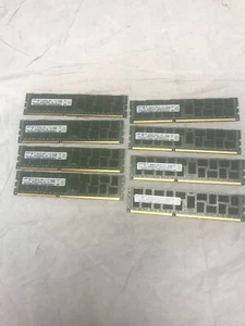 (8) Samsung M393B1K70DH0-YH9Q8 8GB 2Rx4 PC3L-10600R server memory - 64G total - Picture 1 of 4